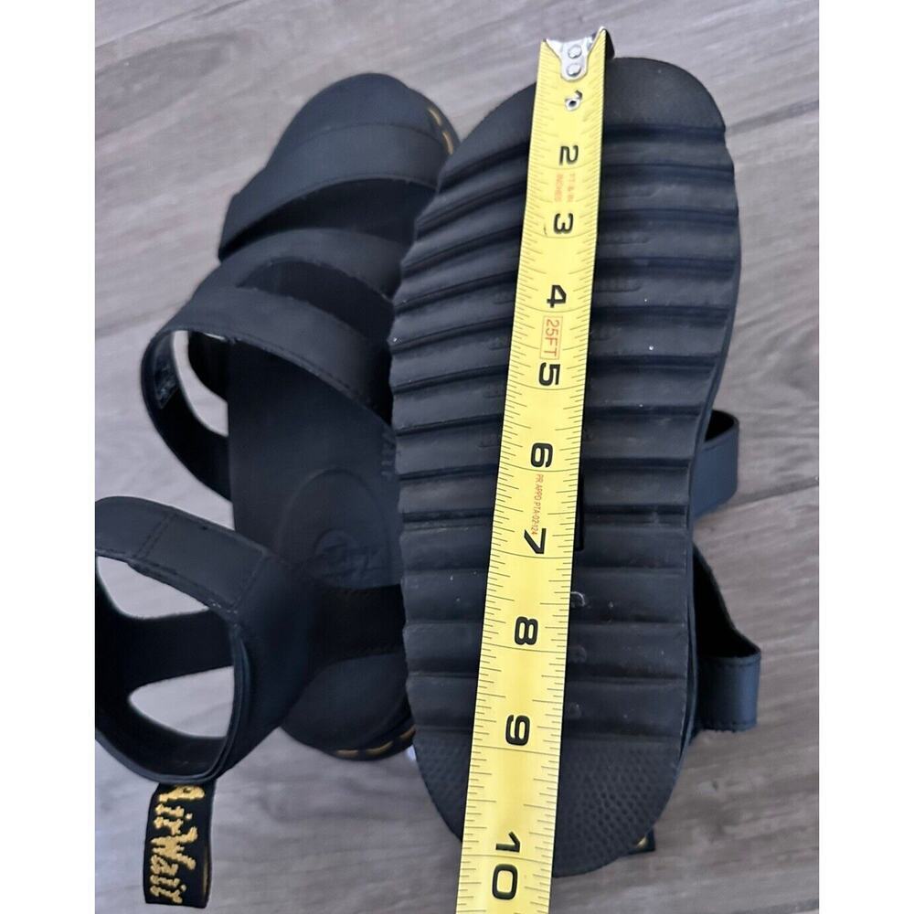 Doc Martens Blaire Hydro sandals Black Leather Womens Sz 7 EUC - Picture 9 of 11